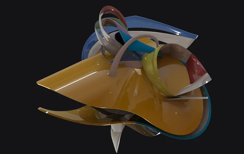 The open heart; from Igal Kaptsan's archive of sculpture projects with Frank Stella
