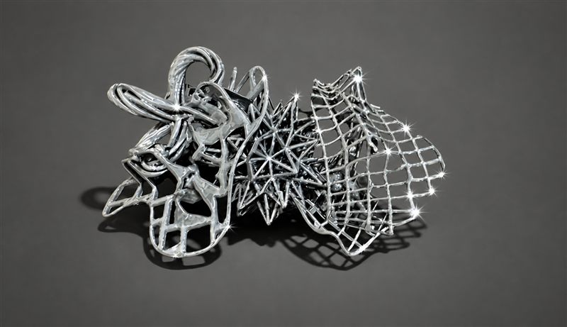 The hat, the spiral and the nets; from Igal Kaptsan's archive of sculpture projects with Frank Stella