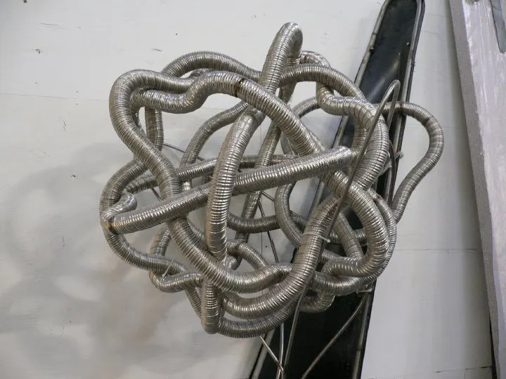 The toy; from Igal Kaptsan's archive of sculpture projects with Frank Stella