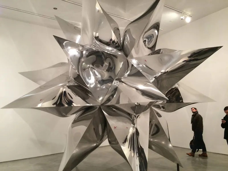 The puffed star; from Igal Kaptsan's archive of sculpture projects with Frank Stella